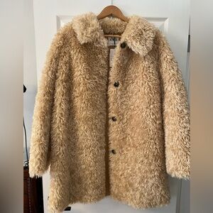 Super soft, cuddly teddy bear coat